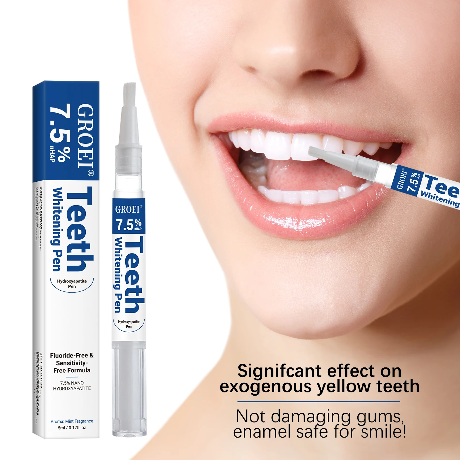 Teeth Whitening App - ヒドロキシアパタイト歯のホワイトニングペンまばゆい白いステインリムーバージェルペン口腔健康クリーニング明るく笑顔歯の衛生ケア