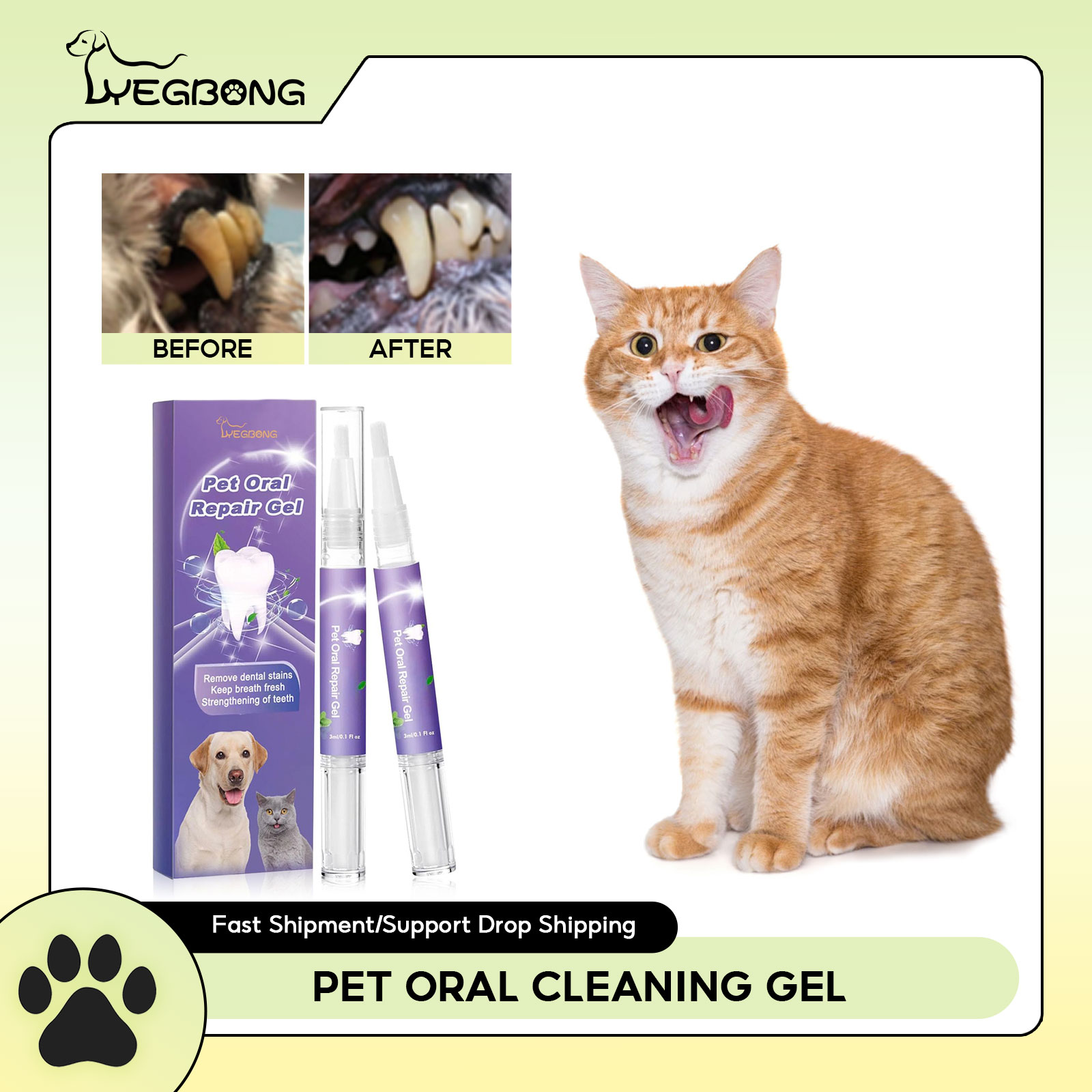 Teeth Whitening App - ペット口腔修復ジェル子犬歯石除去消臭剤白くする猫犬歯ステインリムーバーガムケアペットの歯のクリーニングジェル