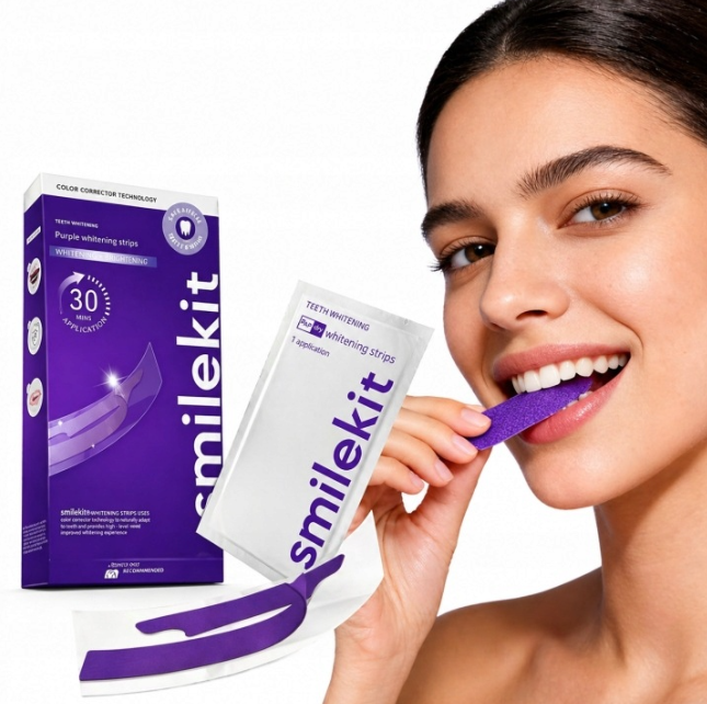 Teeth Whitening Quotes - 7/14 ペア歯パッチセット SmileKit ブランド歯の汚れを除去プレミアム PAP+ 過酸化物フリー