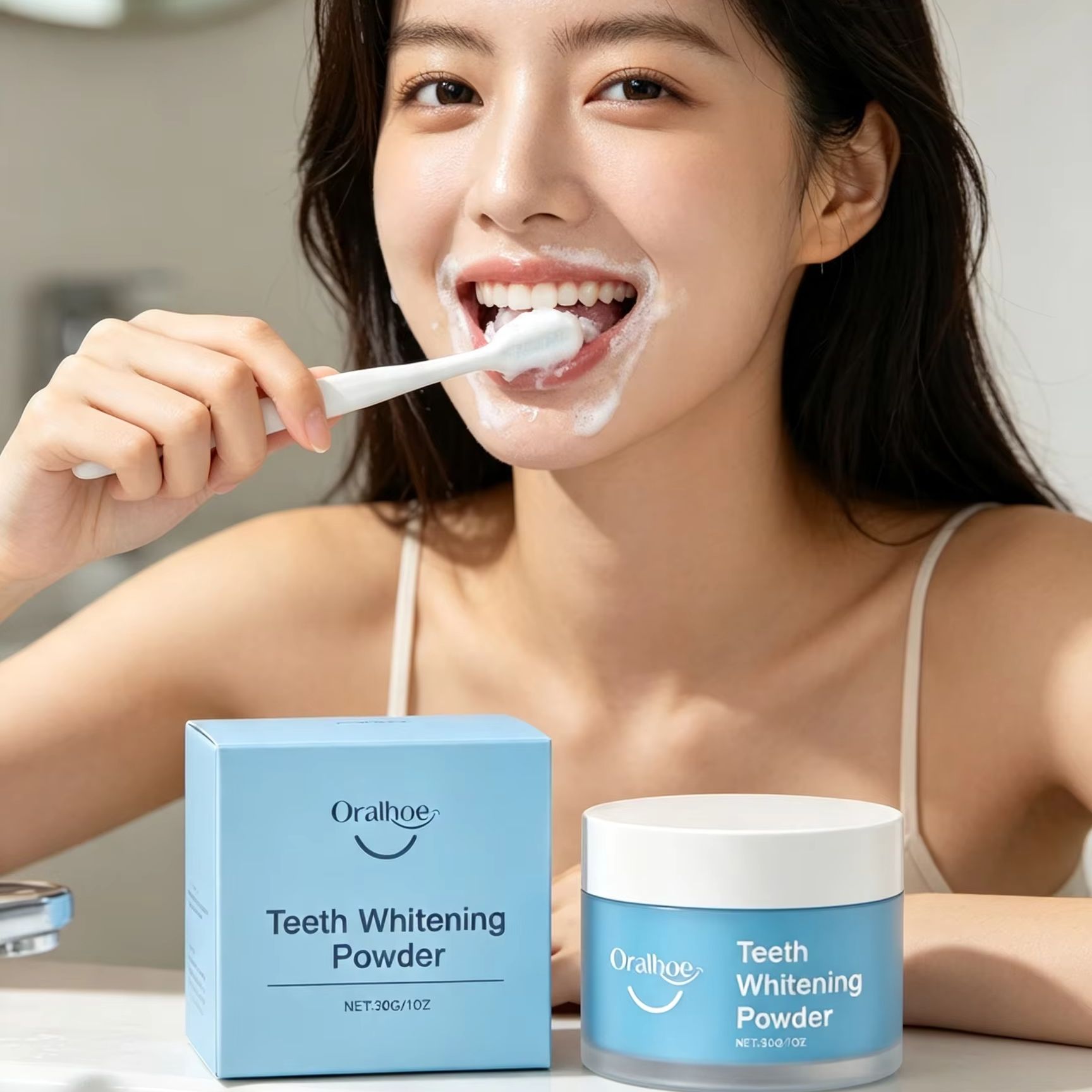 Teeth Whitening Quotes - オーラルホー歯磨きパウダー 歯の汚れ除去剤 ディープクリーニング フレッシュブレス プラク除去剤 デンタル歯のホワイトニングパウダー