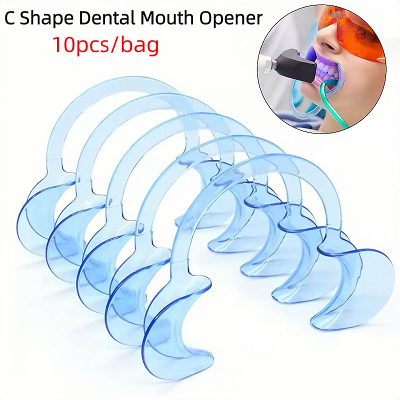 Teeth Whitening Zoom - 10 個歯科頬リトラクター C 形状リップ口オープナー口腔内歯科矯正ツール口腔歯ホワイトニング口エキスパンダー