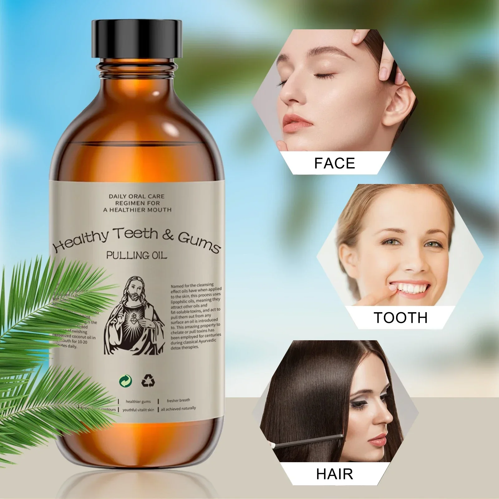 ココナッツプルオイルマウスウォッシュ - 爽やかな息、天然エ - Coconut Oil Pull のレビューと価格