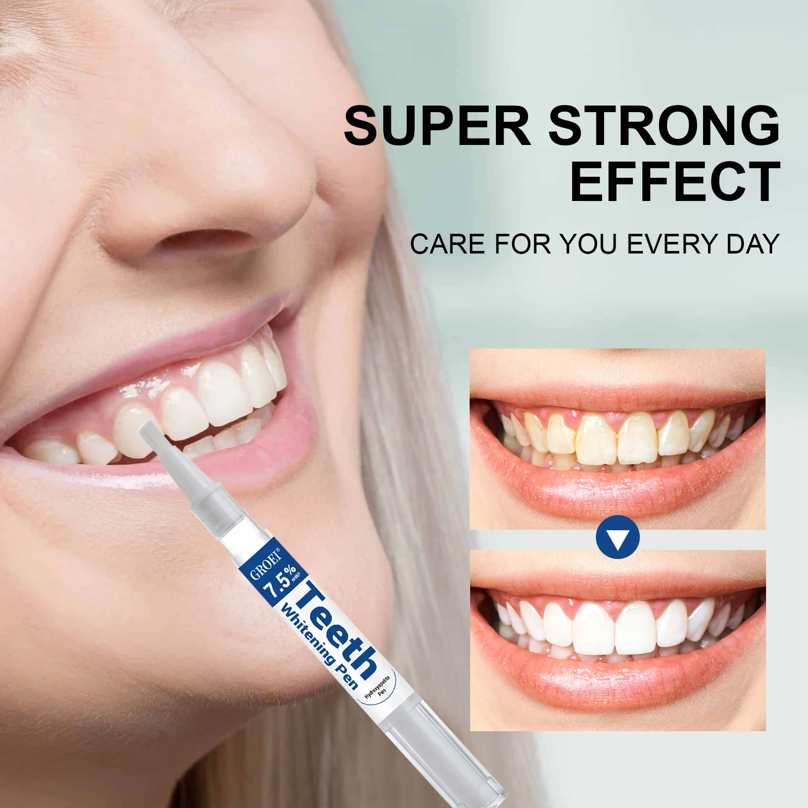 ヒドロキシアパタイト歯のホワイトニングペンまばゆい白いステイ - Teeth Whitening App のレビューと価格