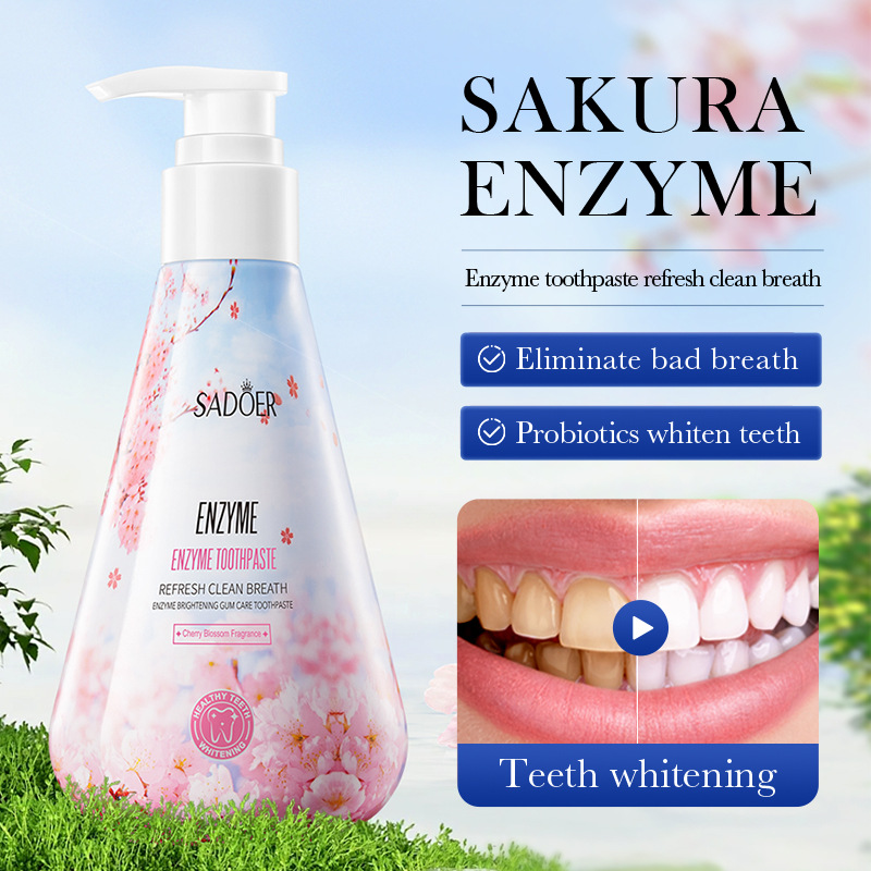 サドアー ベーキングソーダ ホワイトニング歯磨き粉 大人用  - Teeth Whitening Enzymes のレビューと価格