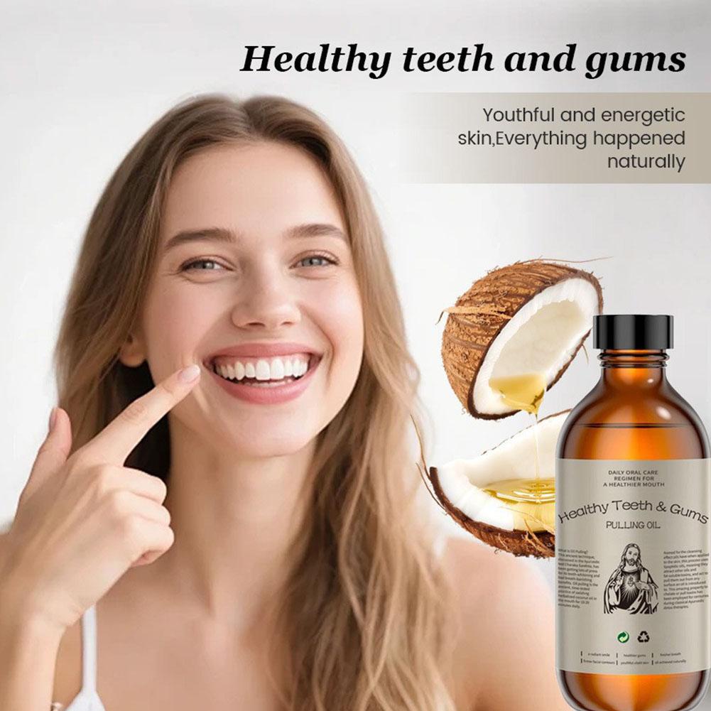 113g 健康な歯と歯茎のためのオイル デイリーオーラルケア - Coconut Oil Pull のレビューと価格