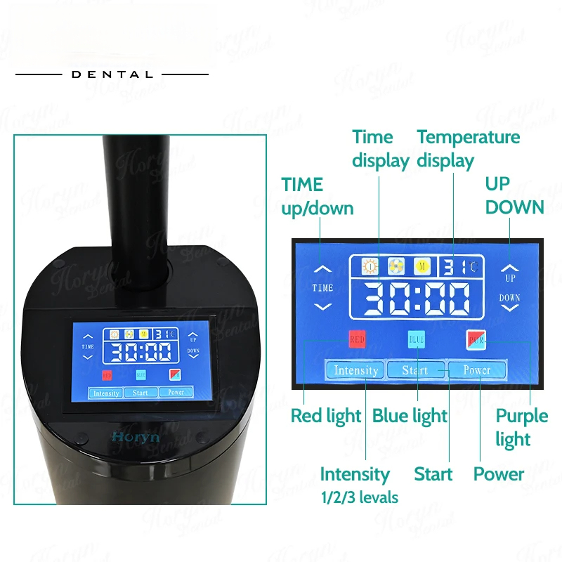 80Wリフトタイプ歯科用冷光ランプ青色タッチスクリーン歯のホ - Teeth Whitening Zoom のレビューと価格