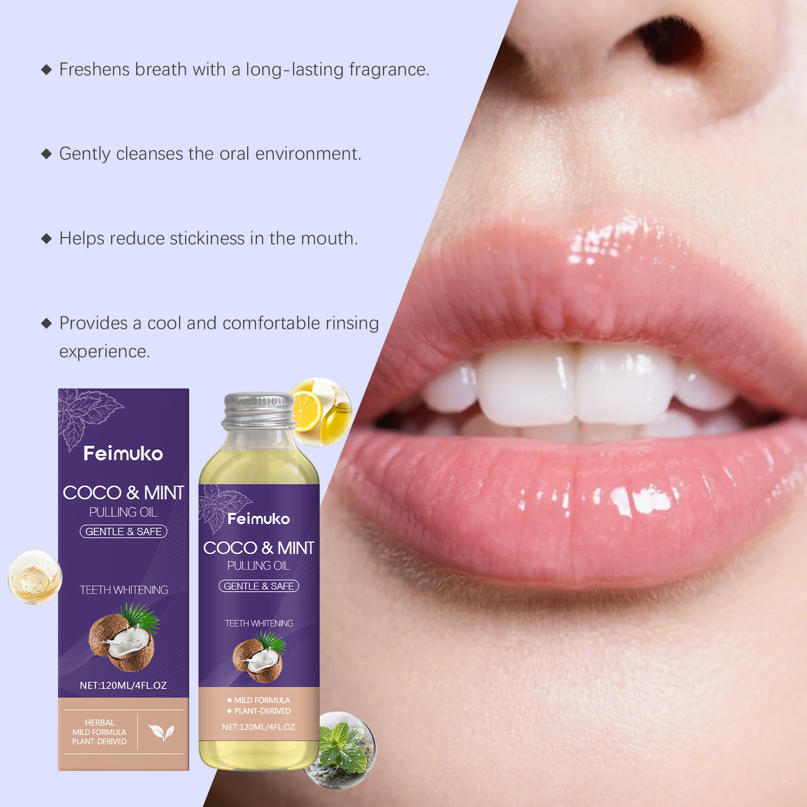 ココナッツオイル ペパーミント プーリングオイル マウスウォ - Coconut Oil Pull のレビューと価格