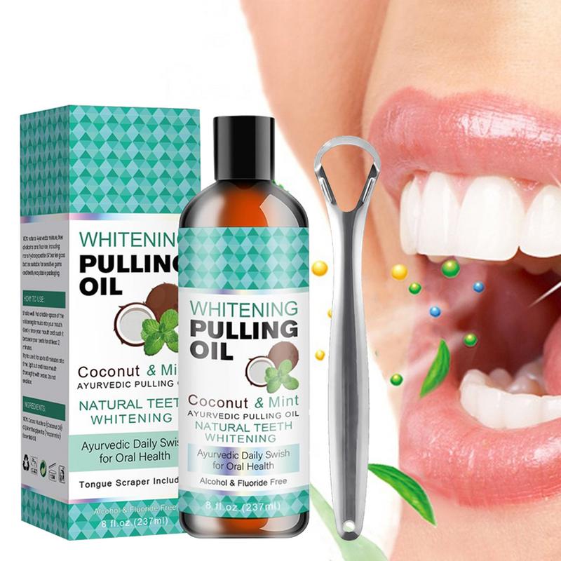 ココナッツミントの口腔,口の健康管理,アルコールフリー,23 - Coconut Oil Pull のレビューと価格