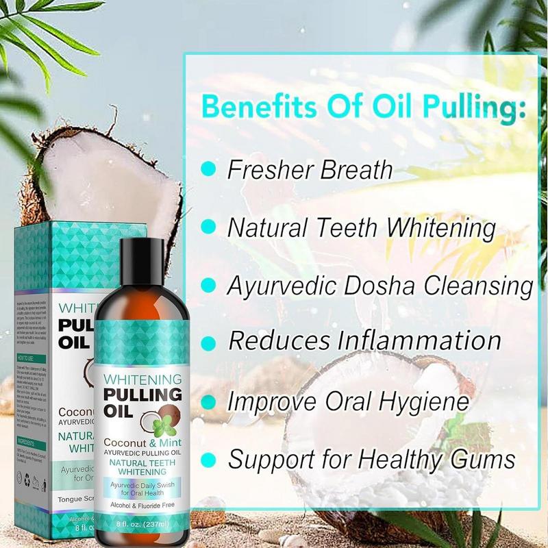 ココナッツミントの口腔,口の健康管理,アルコールフリー,23 - Coconut Oil Pull のレビューと価格