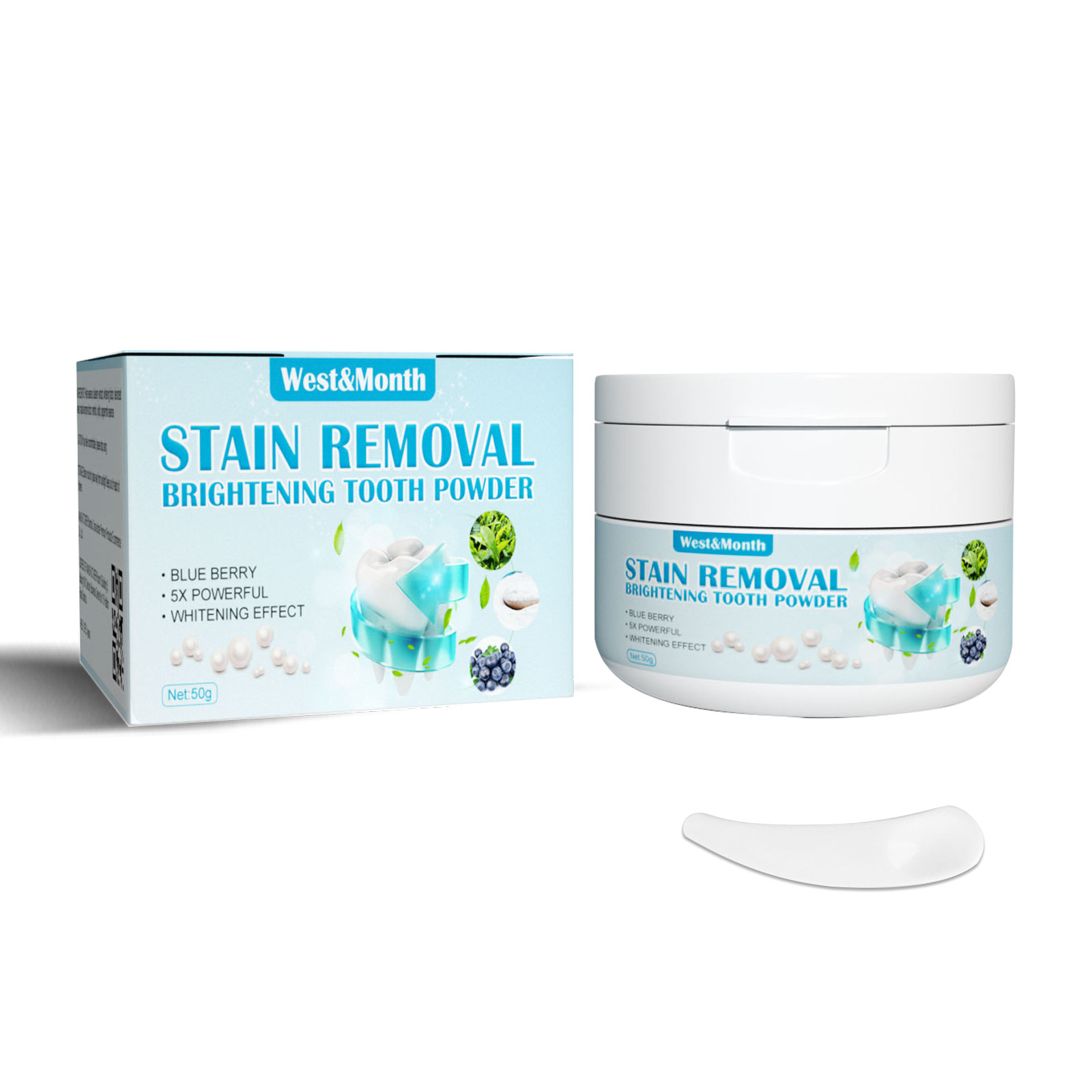 ブルーベリー重曹歯磨き粉、新鮮な白を取り除く黄色の白、歯の洗 - Teeth Whitening Baking Soda のレビューと価格