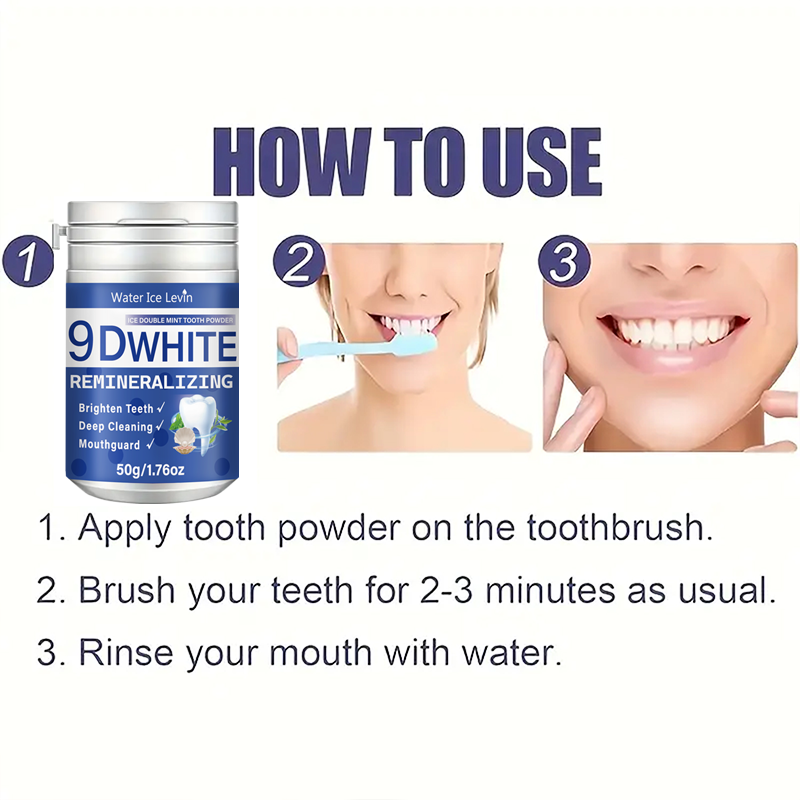 9Dホワイトアイスダブルミント歯磨き粉ハニーサックルミント重 - Teeth Whitening Baking Soda のレビューと価格