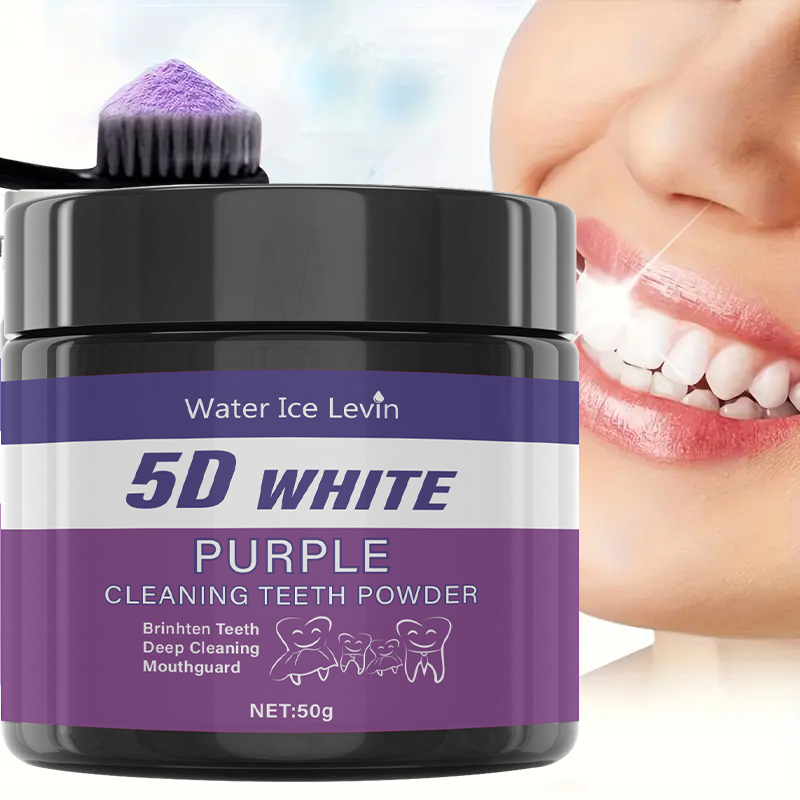 5Dホワイトニング歯磨き粉。 パープルミントフレッシュフォー - Teeth Whitening Baking Soda のレビューと価格