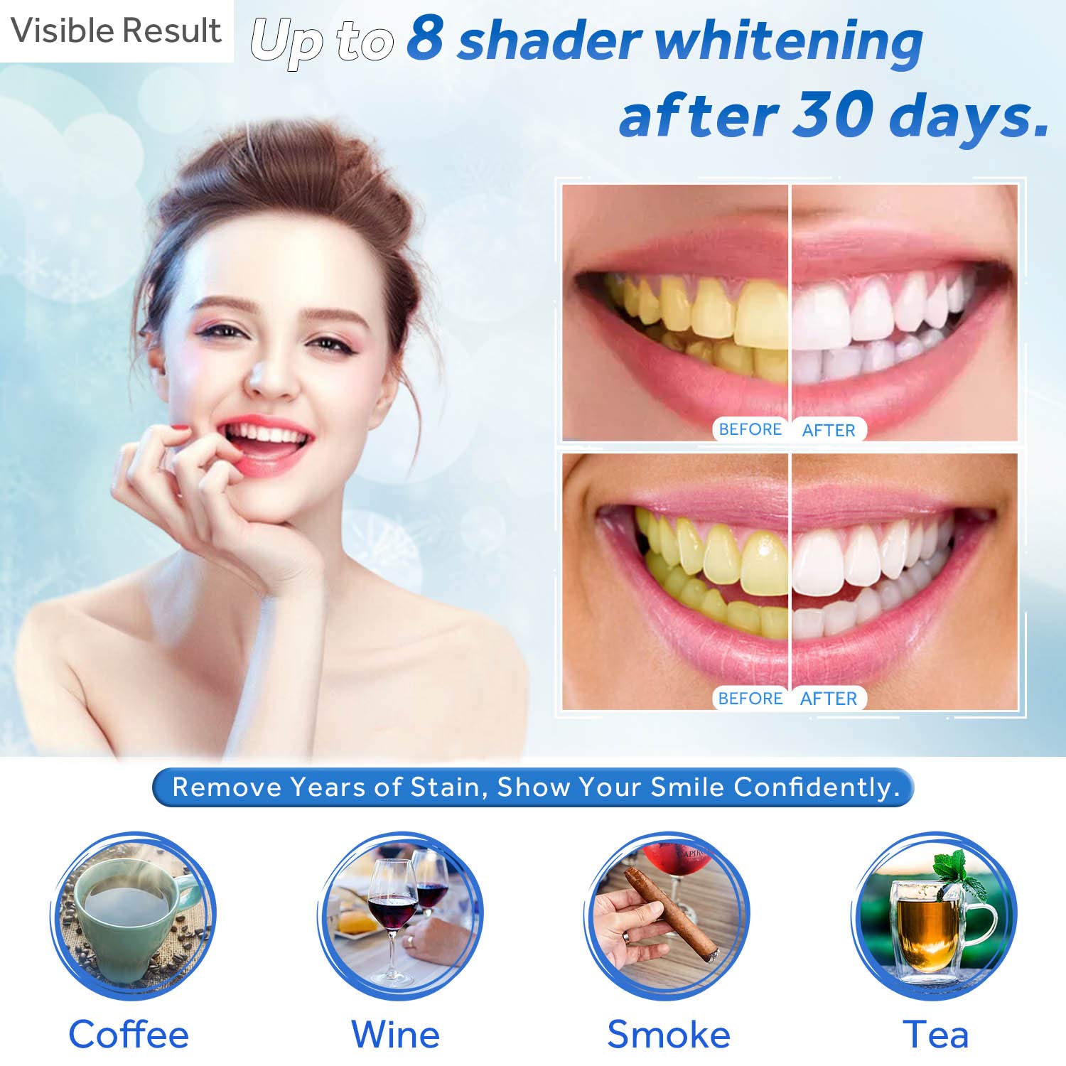 歯のホワイトニングジェル詰め替えシリンジ歯の漂白ジェルインビ - Teeth Whitening App のレビューと価格