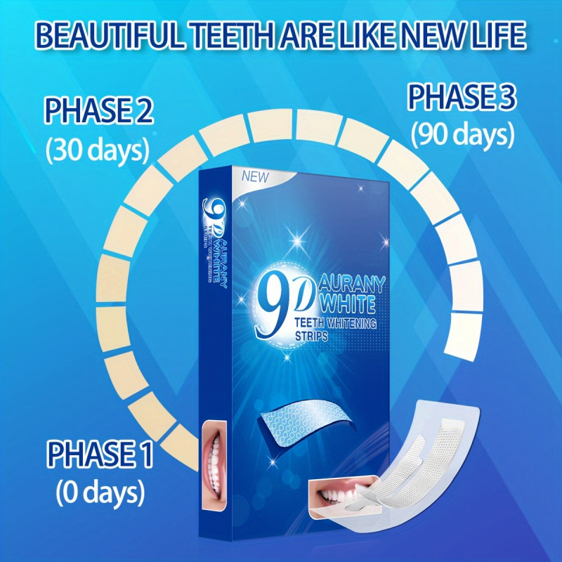 9D Aurany ホワイト歯ホワイトニング ストリップ 2 - Teeth Whitening App のレビューと価格