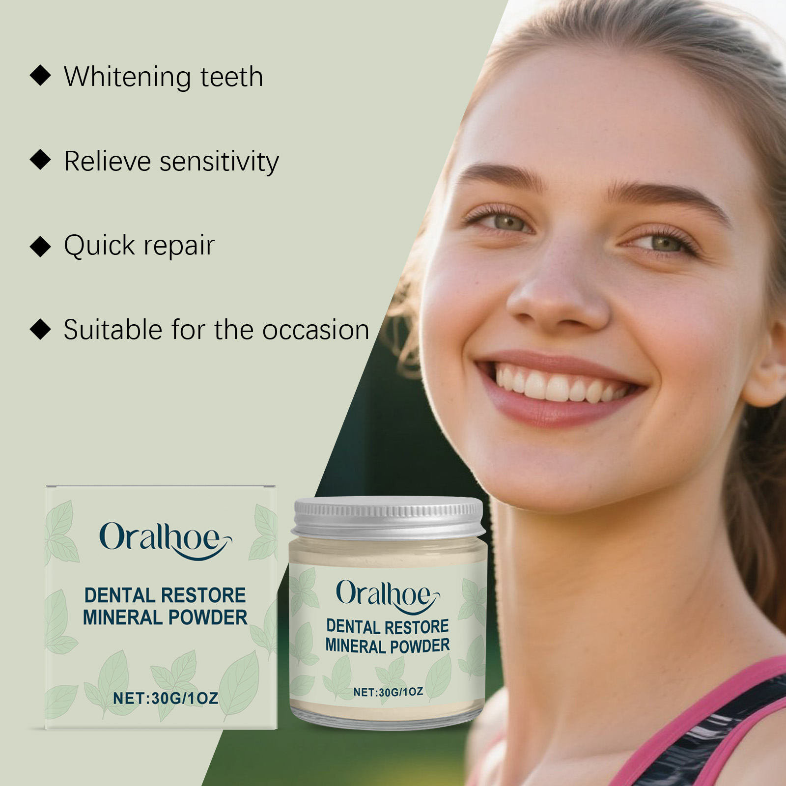 オーラルホー歯磨き粉、歯の黄ばみ除去、歯の汚れ除去、口腔衛生 - Teeth Whitening Or Bleaching のレビューと価格