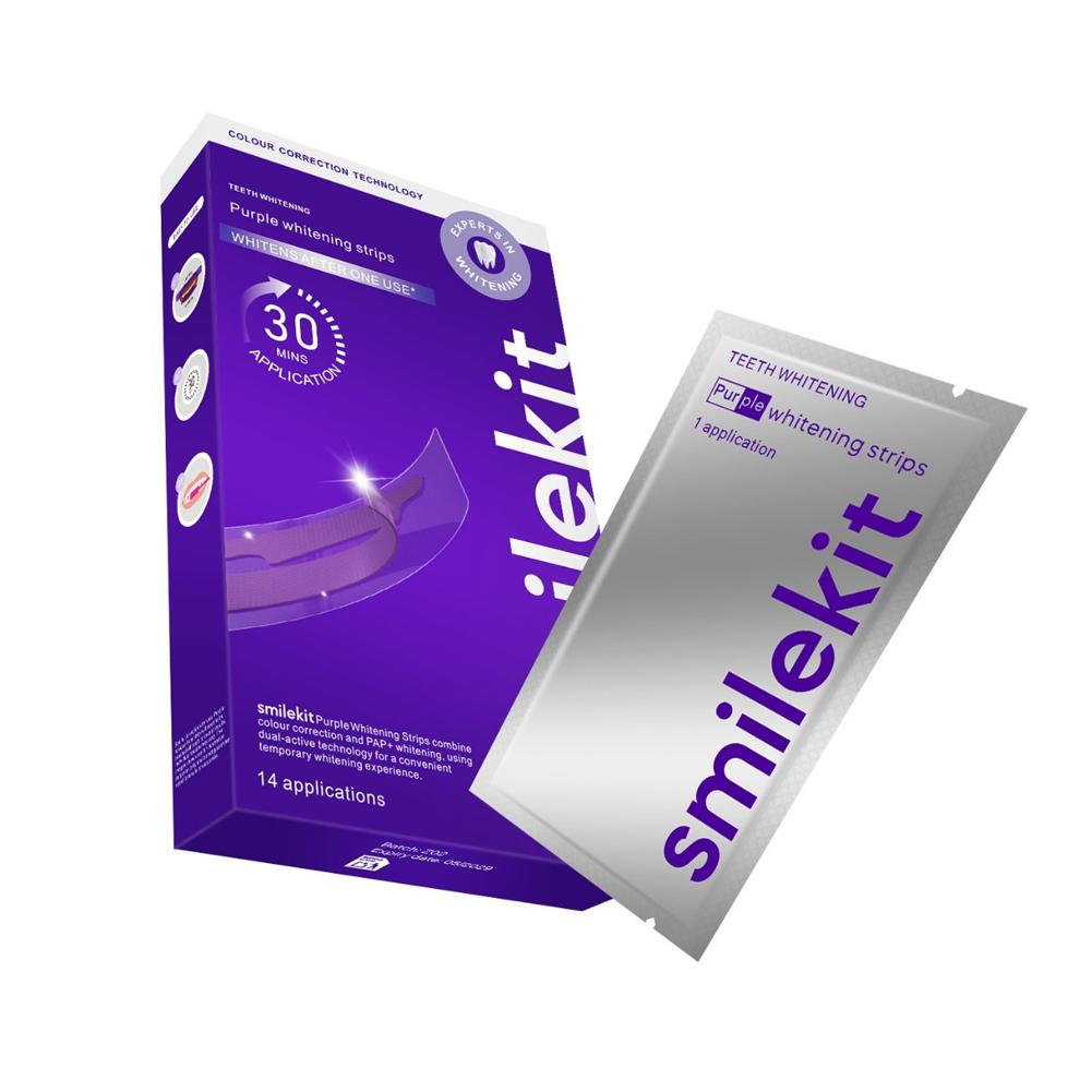  Smilekit 歯のホワイトニングストリップ パープル - Teeth Whitening Quotes のレビューと価格