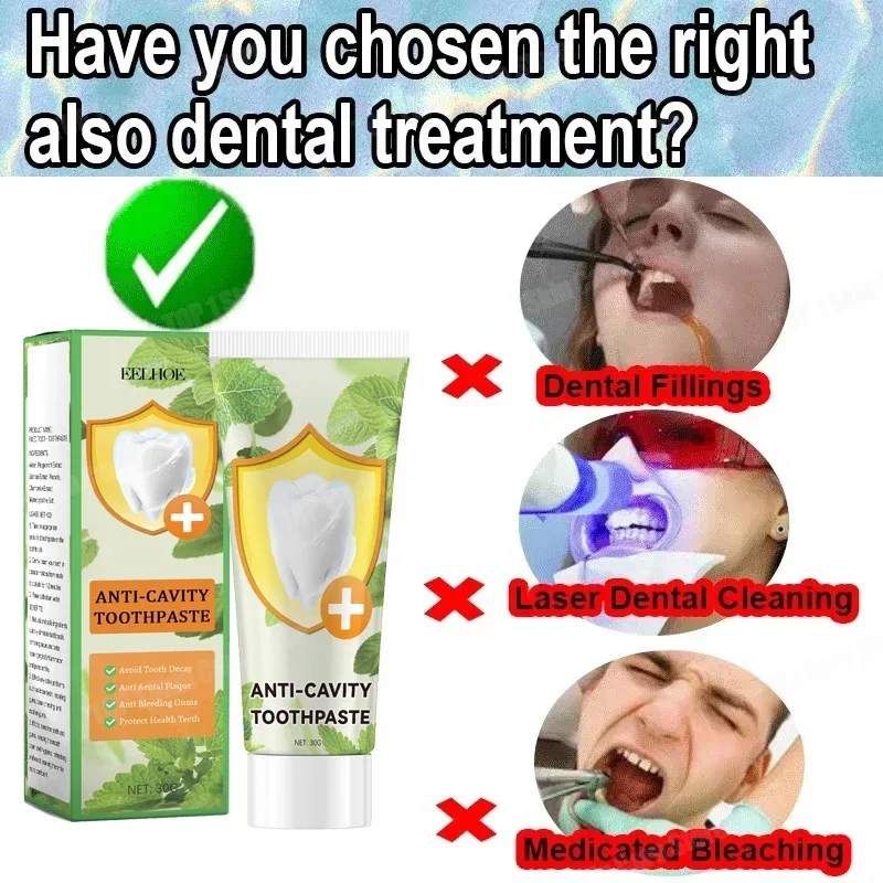 虫歯予防歯磨き粉は、虫歯を修復し、除去し、歯垢を除去し、歯を - Teeth Whitening Best のレビューと価格