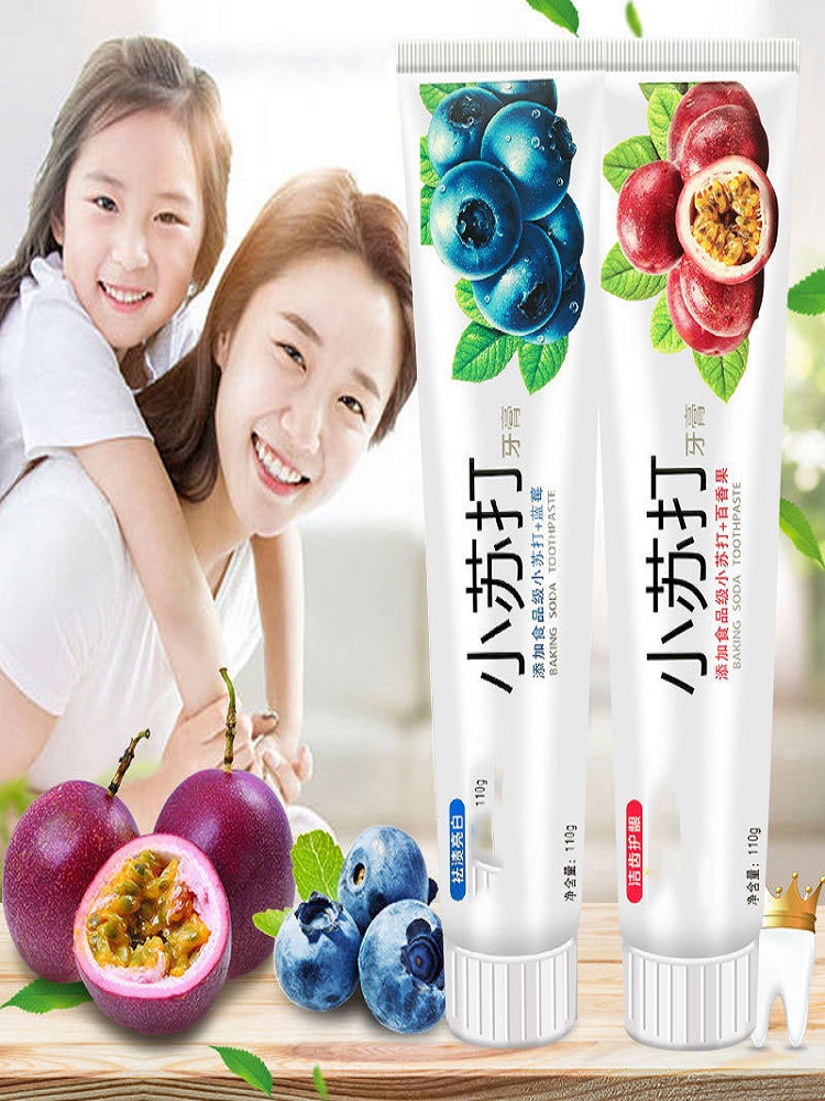 フルーツフレーバー重曹歯磨き粉、強力な除染ホワイトニング歯磨 - Teeth Whitening Baking Soda のレビューと価格