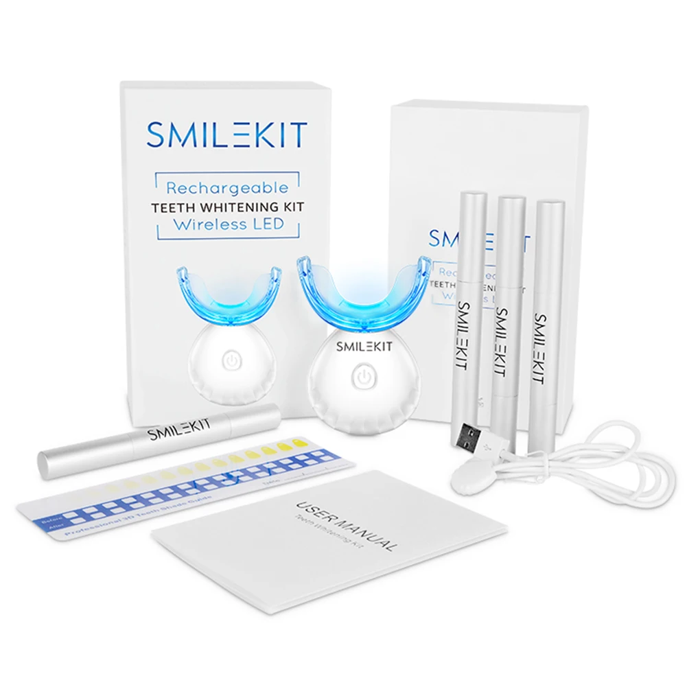 歯科歯ホワイトニングキットミニ 16 LED コールドライト - Teeth Whitening Zoom のレビューと価格