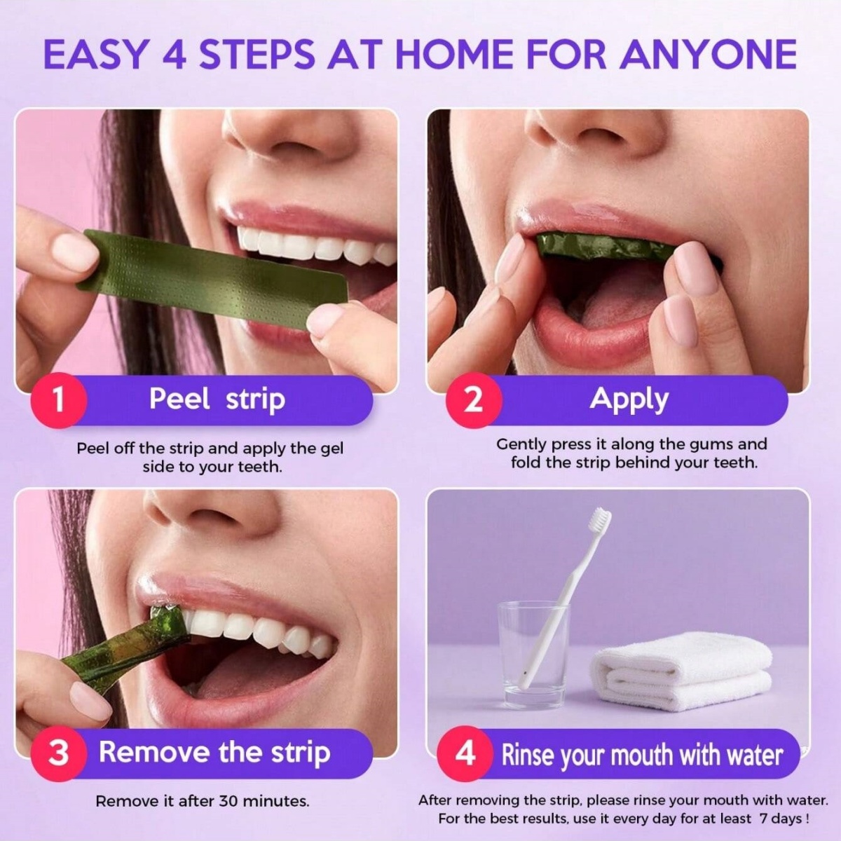 デラックスホワイトニング歯ステッカー 7/14/21 ペアジ - Teeth Whitening Quotes のレビューと価格