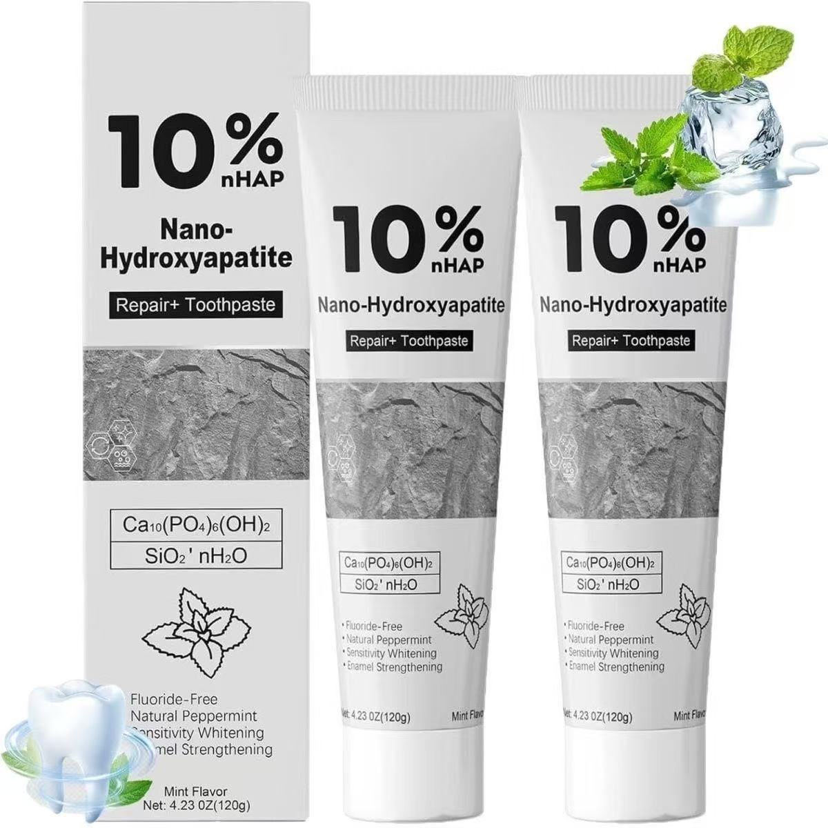 10% ナノハイドロキシアパタイト配合 ホワイトニング＆ステ - Teeth Whitening Best のレビューと価格