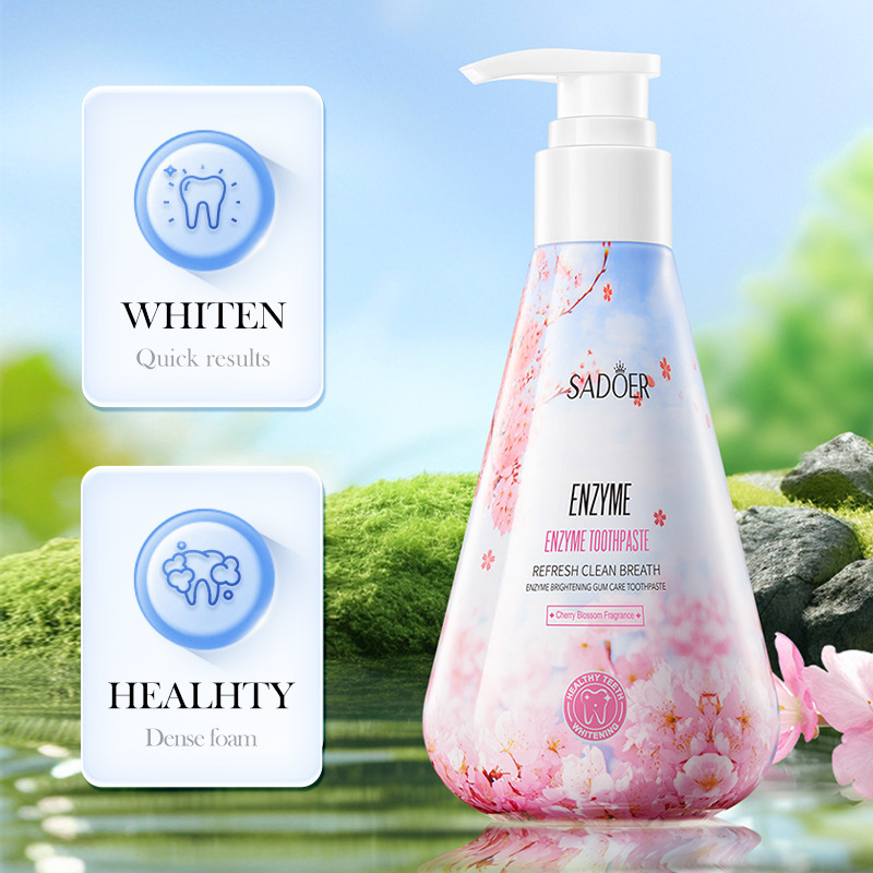酵素ホワイトニング歯磨き粉ガムケア歯の間の隙間をきれいにし、 - Teeth Whitening Enzymes のレビューと価格