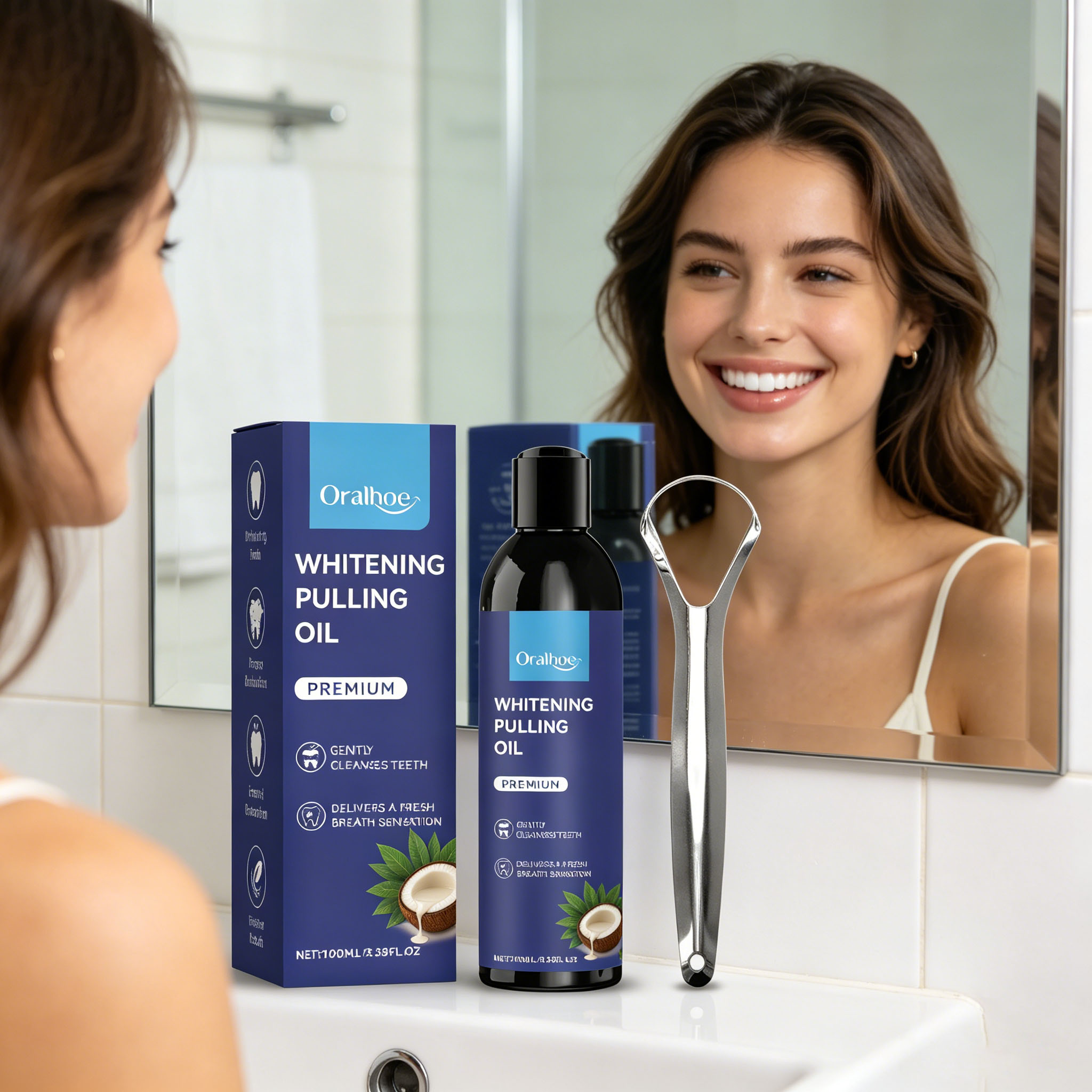 ココナッツミントオイルプルリングマウスウォッシュ アルコール - Coconut Oil Pull のレビューと価格