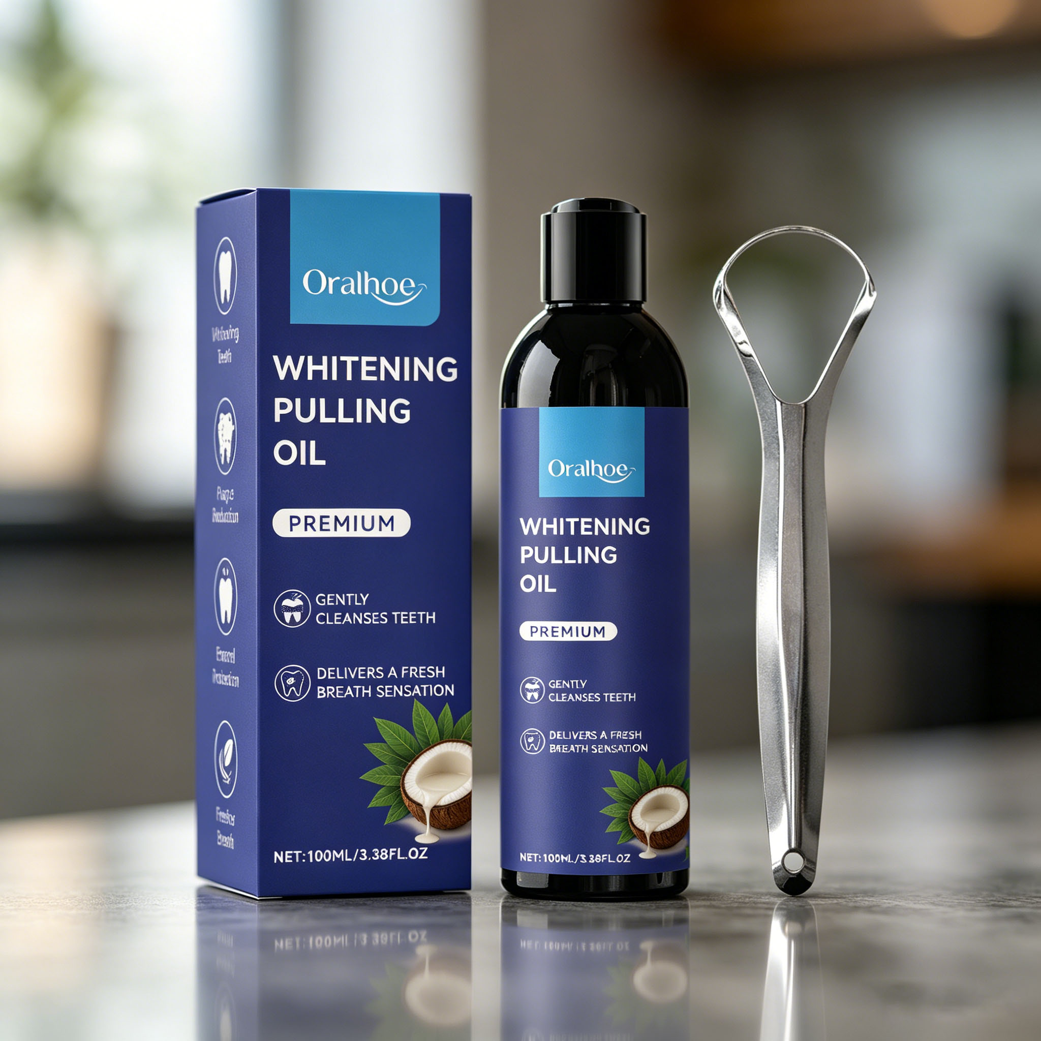 ココナッツミントオイルプルリングマウスウォッシュ アルコール - Coconut Oil Pull のレビューと価格